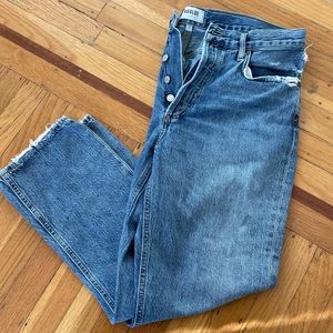 Agolde Riley Crop Blue Jean - Size 29 Frequency